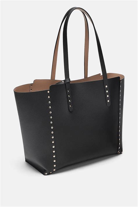 zara shopper tote bag|More.